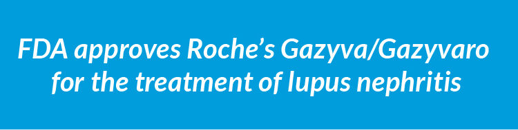 FDA approves Roche’s Gazyva/Gazyvaro for the treatment of lupus nephritis